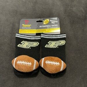 Topsox NCAA 3D Football Socks Purdue University
